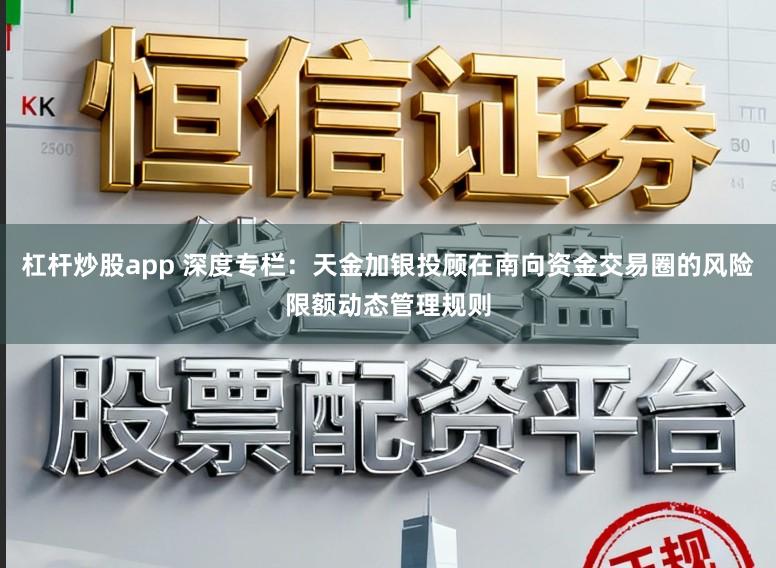 杠杆炒股app 深度专栏:天金加银投顾在南向资金交易圈的风险限额动态管理规则