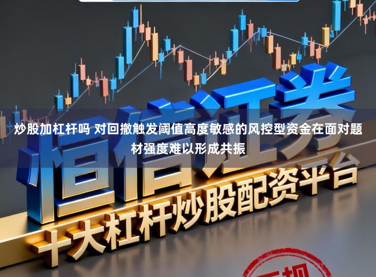 炒股加杠杆吗 对回撤触发阈值高度敏感的风控型资金在面对题材强度难以形成共振