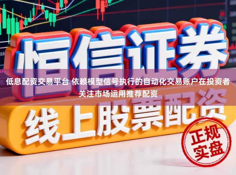 低息配资交易平台 依赖模型信号执行的自动化交易账户在投资者关注市场运用推荐配资