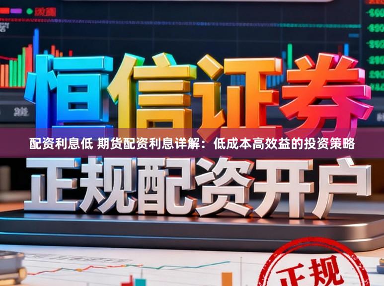 配资利息低 期货配资利息详解：低成本高效益的投资策略